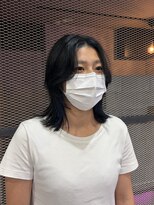 メゾンセブンルックス 宇都宮簗瀬店(Maison 7LOOKS)&nbsp;レイヤーカット×ブルーブラック《手塚》
