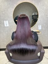 【全席完全個室サロン】ef lien西大寺 × 髪質改善ミルボンAujua認定サロン&nbsp;ボルドーからー