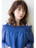 【傷ませない】ミディアムウルフィーでひし形シルエット