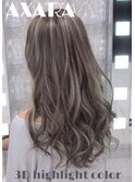 【AXARA 海老名】グレージュ3Dカラー