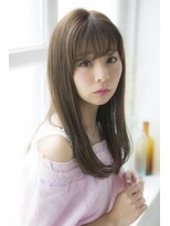 ミエル ヘア 新宿(miel hair)&nbsp;【miel hair新宿】ナチュラルストレート！ミディアムヘア