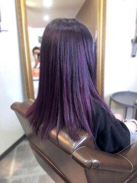 24 岸和田店 透明感がヤバイ！最高！パープルヘアー
