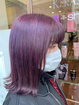 カッツ 元町店(CUT S) 果物カラー ぶどう色♪