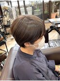 白髪ぼかしハイライトで作るアッシュグレー【白髪ぼかし/池袋】