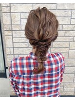 フィオーレ ヘアデザイン(FIORE hair design)&nbsp;編みおろし/ミディアムヘア