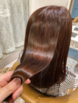 ロンド ストラーダ 心斎橋(Lond strada) シルキーベージュ×グレージュカラー【髪質改善/縮毛矯正】