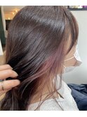 インナーカラー ピンク