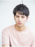 小久保style☆チャコールグレーかきあげニュアンスマッシュ