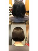 【ツヤ増し増しボブ!】