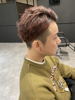 ナンバー(number+)&nbsp;爽やかメンズ☆無造作ツーブロックマッシュナチュラルレッド