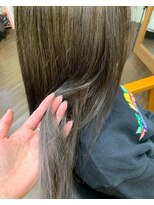 サロンドマックス(salon de max) 《salon de max》暗髪なのに透明感☆グレージュ