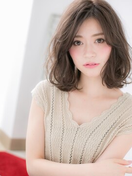 ドクターズサロン LAB 小山店 暗髪がセクシー♪くせ毛風ラフセミディf小山20代30代40代