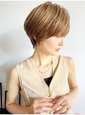 小顔/ひし形/クビレ/丸み/ボブ/20代/30/代/40代/大人ショート