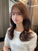 アリュウル 表参道 青山(Allure)&nbsp;褒められる憧れ韓国ヘア顔まわりカットくびれヘアレイヤーカット
