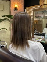 ロッソバイアルター 鎌取(ROSSO by aL-ter)&nbsp;【インナーグレージュ/ピンクベージュ/マチルダボブ】千葉香奈