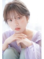 オブハーツ 若葉台店(OF HEARTS) フェミニンバング/オシャカワショート【髪質改善・ショート】