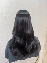 アジールヘア 池袋東口店(agir hair) 艶髪ブルーブラックカラー￥9350～美髪のススメエアリーロング