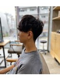 MEN'S HAIRマッシュパーマショートスタイル