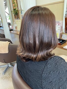 コアフィールフィス(COIFFURE fils) ナチュラルハイライト アッシュブラウン 白髪ぼかし