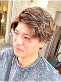 【ブラウン/ショート/メンズカット】#Ameri  #上本町