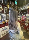 ラベンダーシルバーバレイヤージュ
