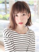 ガレリア透明感外はねボブ
