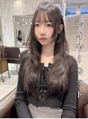 ◎ロングレイヤーカット／ワンカール／ワンカールパーマ／顔周り