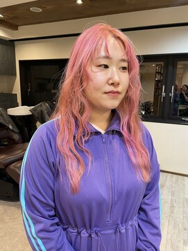 ユニコ(unico) ロング/ピンク/クリアピンク