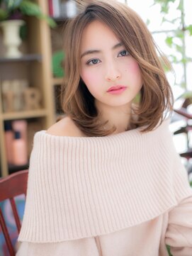 カバーヘア ブリス 川口(COVER HAIR bliss) 外国人風ことりベージュ小顔内巻きワンカールc6川口20代30代40代