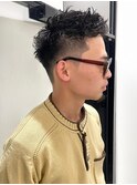 メンズピンパーマショート/keshiki大名 KOUDAI