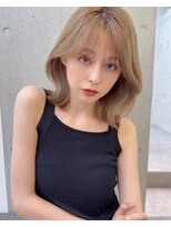 ソヨン 金山店(SOYON)&nbsp;似合わせカット/メルティカラー/くびれボブ/切りっぱなし/小顔