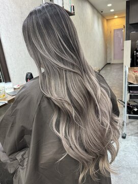 ルーゼン(LUXEN) 【LUXEN】パールグレージュバレイヤージュ