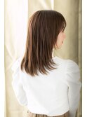 ■シースルーバング前下がりレイヤーカット610★上尾30代40代