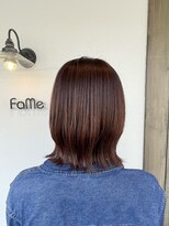 フェイム(FaMe)&nbsp;くびれボブ×オレンジベージュ