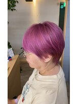 ソイア 春日井店(Soea) ケアブリーチ　ピンクブロンド　春日井