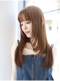 サラサラ/艶髪/シャギー/ロングレイヤー/ストレート/鎌倉