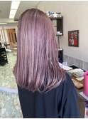 ハイトーンラベンダー×ロング