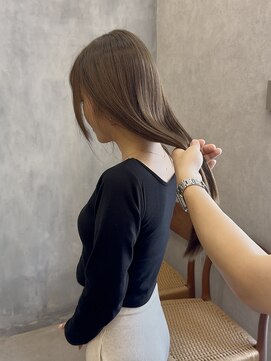 アソビ(Asobi) 【ブリーチ1回】グレージュカラー