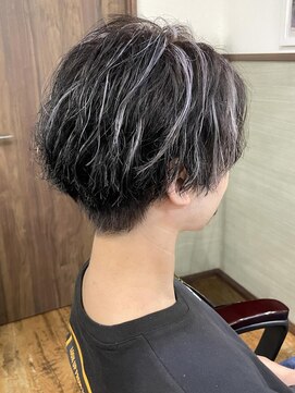 リタヘア(Re:ta Hair) メンズハイライトパーマ【飯田淳平】Re:ta Hair