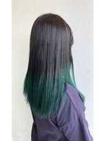 イタクラ 赤道店 (ITAKURA)&nbsp;ダブルカラー／グリーン／ハイトーンカラー／毛先だけカラー