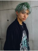 ワイト/ベリーショート/ブリーチ/韓国マッシュ/ニュアンスパーマ