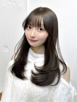 アイドットプラスフェリシア 表参道(i.+FERiCIA.)&nbsp;レイヤーカット/顔周り/前髪薄め/ミディアム/表参道美容室