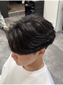 フェザーパーマ/ニュアンスパーマ/毛流れセンターパート