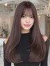 髪質改善カラー+最上級☆髪質改善トリートメント 23,000→15,500　[韓国]