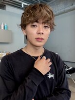 トリッカ シブヤ(TRICCA SHIBUYA)&nbsp;メンズカットパーマフェザーニュアンス毛流れマッシュ渋谷