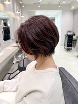 ビブ(VIV) 大人美人丸みショートボブ白髪ぼかしハイライト川崎20代30代40代