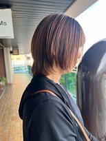 フィルム(FiLMs)&nbsp;透明感ブラウン/ショートウルフレイヤー/顔まわりカット