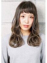 ヘアサロン ガリカ 表参道(hair salon Gallica)&nbsp;☆『 プラチナグレージュ × 外国人クセ毛風  』 semi long  ☆