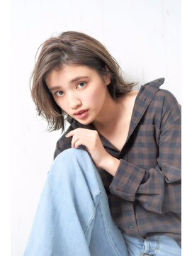 ノアパルフェ 銀座(noah parfait) 【noahparfait銀座】グレージュ似合わせカットエアリーショート