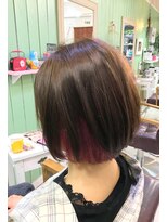 パワーオブヘアーセイカ(Power of Hair Seika)&nbsp;インナーカラー・ピンク♪